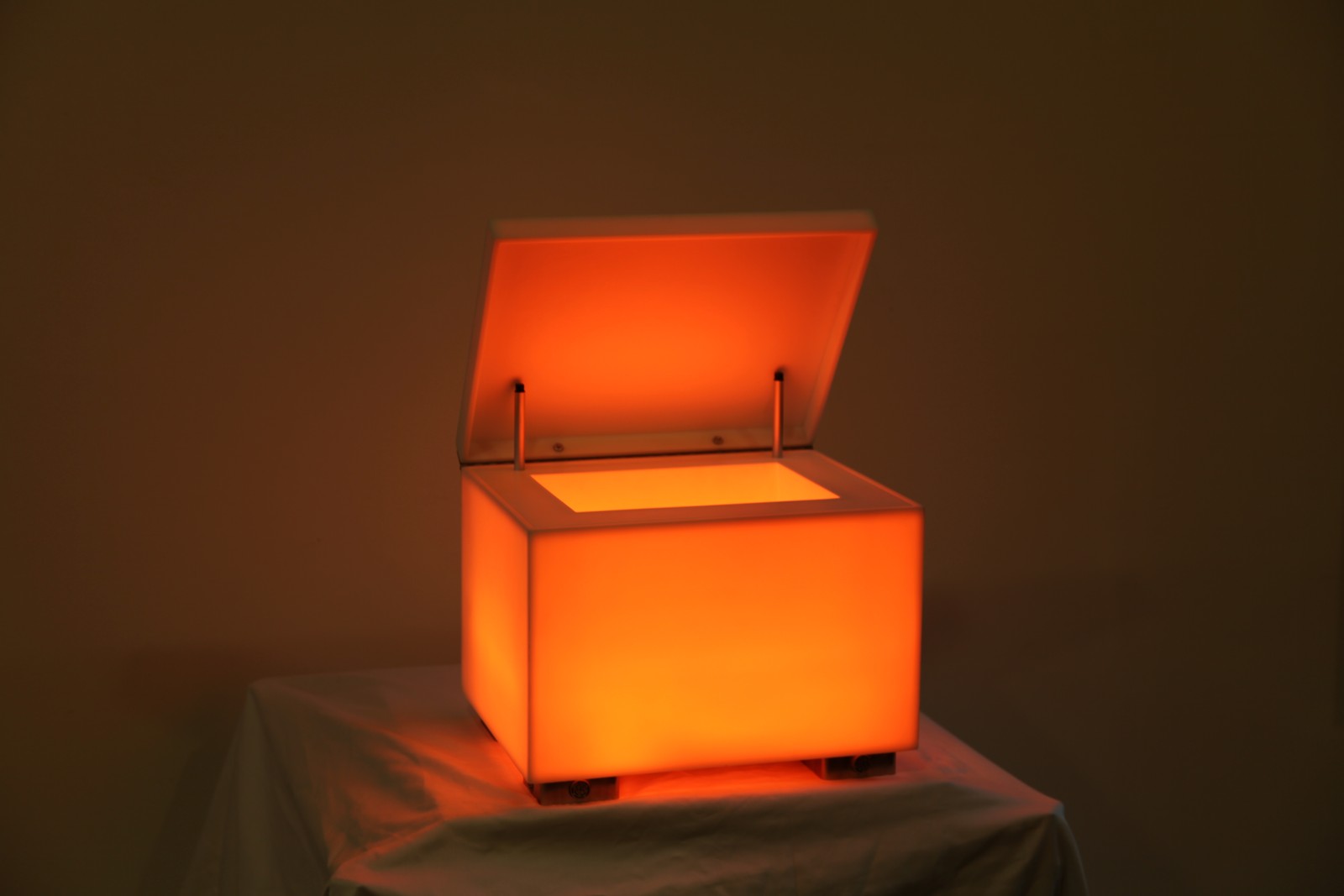 A second light state in the working prototype.