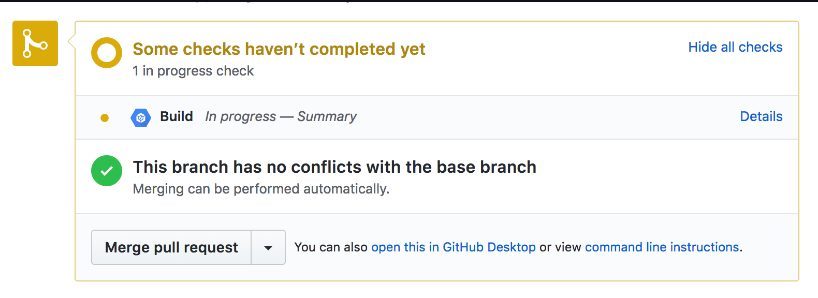 Cloud Build reporting inside a GitHub pull request. Image: GitHub Marketplace listing.